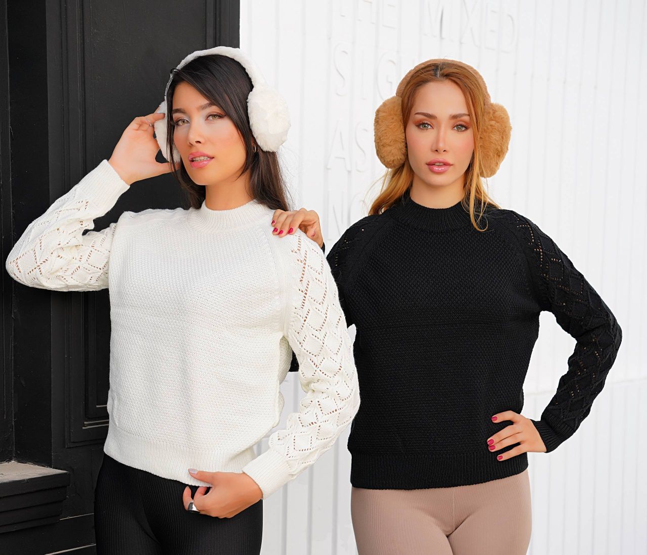 بلوز بافت آستین لوزی ( عمده)