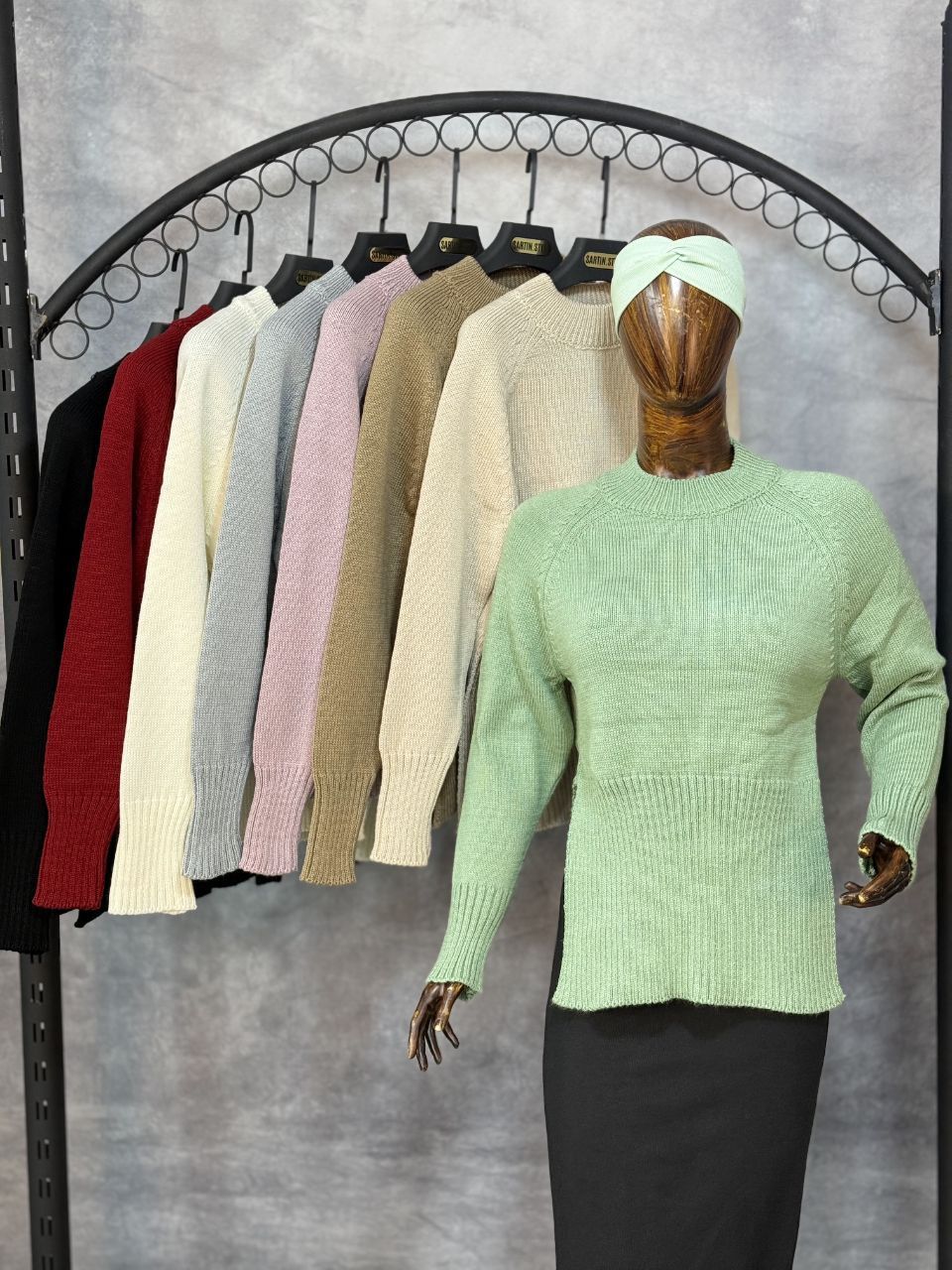 بلوز بافت بغل چاکدار 01(عمده) - Image 4