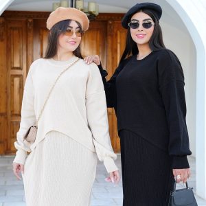 ست دو تیکه بافت (عمده)