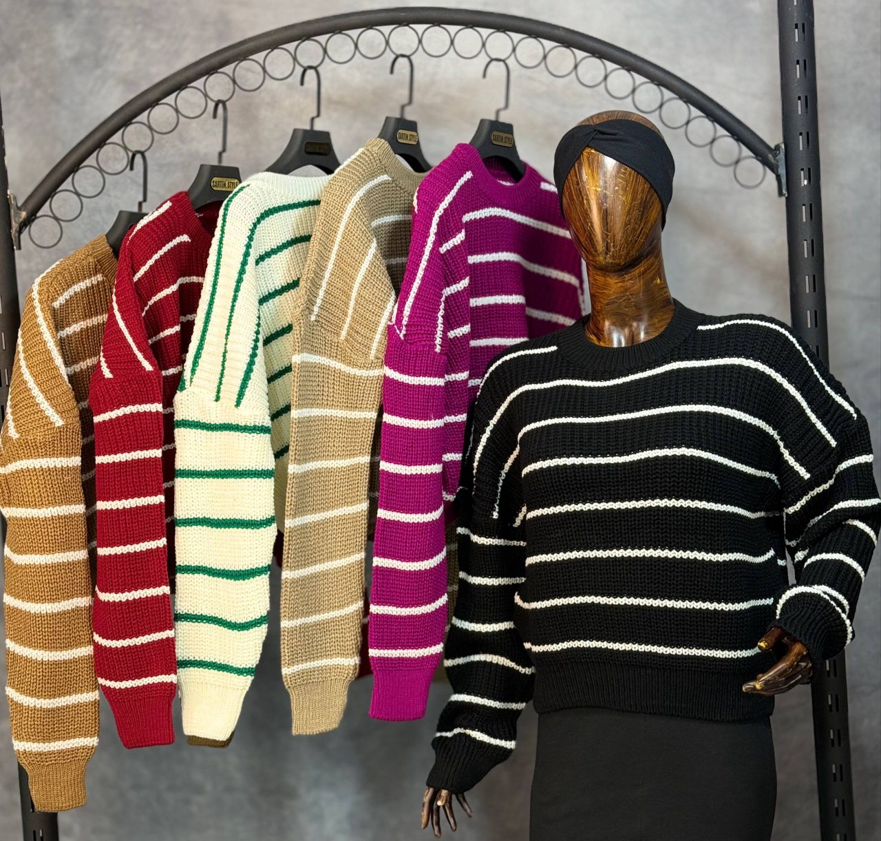 بلوز بافت راه راه 2 (عمده)