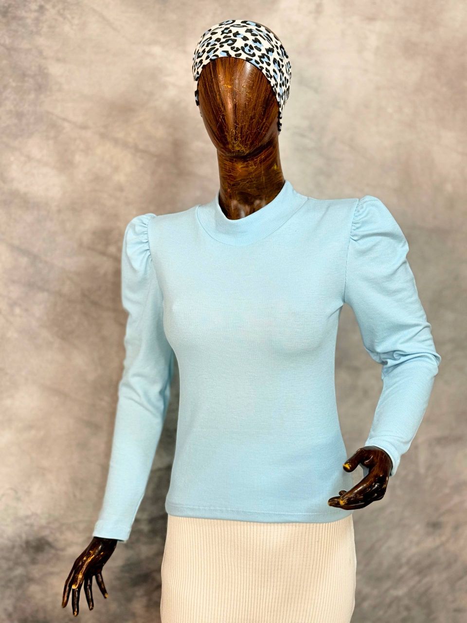 بلوزیقه ایستاده آستین پرنسسی(عمده) - Image 2