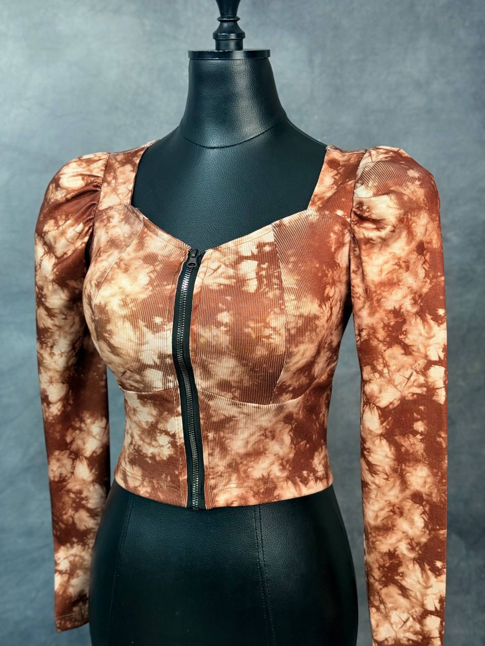 بلوزکاپدارسرشانه پرنسسی آبرنگی(عمده) - Image 2