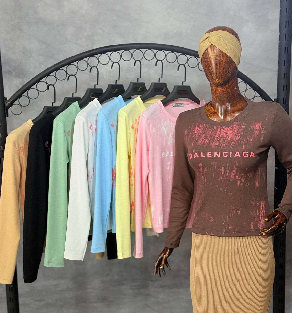 بلوز یقه گردBALENCIGA(عمده) - Image 8