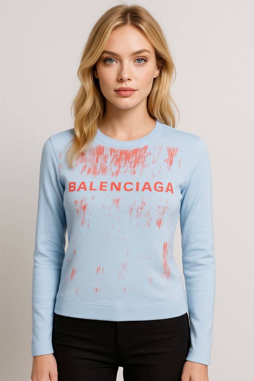 بلوز یقه گردBALENCIGA(عمده)