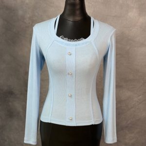 بلوز یقه نواری گیپور(عمده)