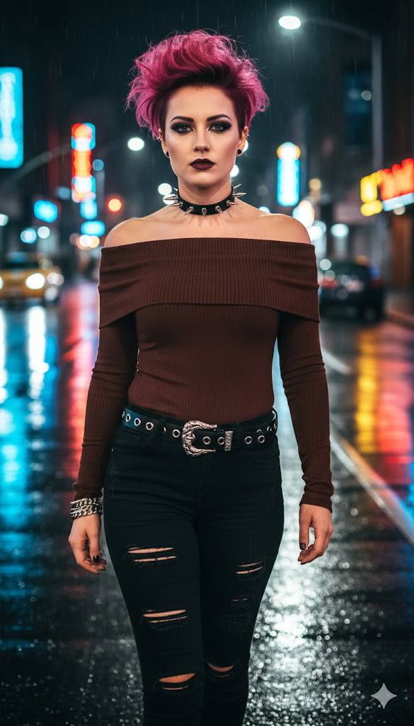 بلوز یقه قایقی (عمده) - Image 4