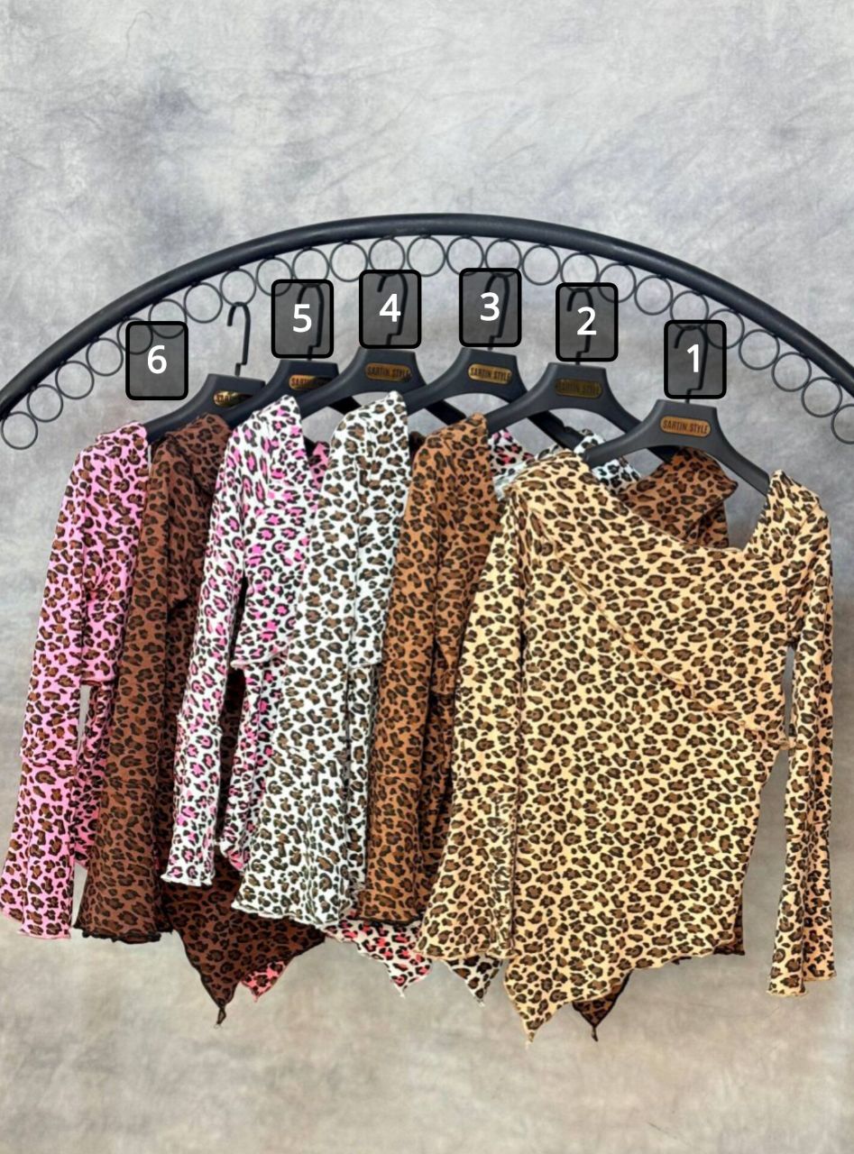 بلوز یقه کج آستین کلوش (عمده) - Image 2