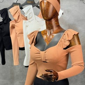 بلوز کاپدار پاپیونی (عمده)