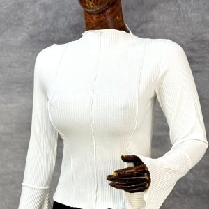 بلوز یقه ایستاده آستین کلوش(عمده)