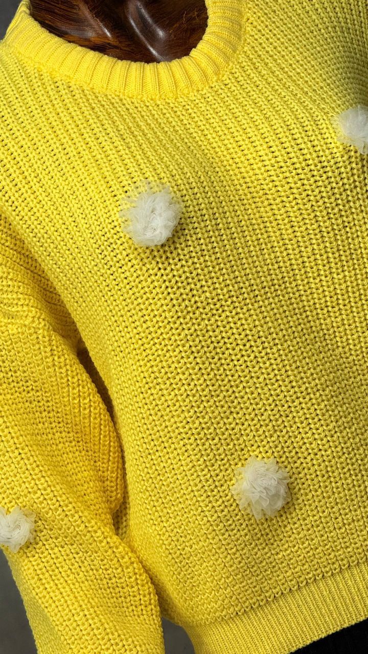 بلوز بافت شکوفه ای 02(عمده) - Image 5