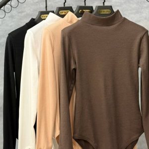 بادی يقه ایستاده فینگردار(رنگای نود عمده)