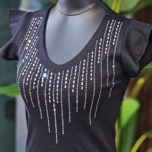 بلوز یقه هفت نگین آیینه ای( عمده)