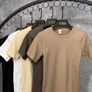 بلوز یقه گرد عصایی(عمده)