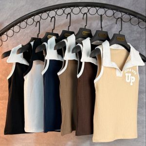 تاپ يقه شکاری NEVER GIVE UP(عمده)
